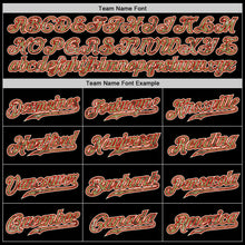 Load image into Gallery viewer, Custom Black Camo-Red Authentic Baseball Jersey