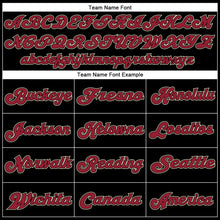 Load image into Gallery viewer, Custom Black Cardinal-Cream Mesh Authentic Throwback Football Jersey