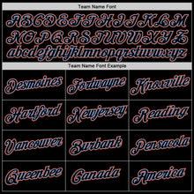 Load image into Gallery viewer, Custom Stitched Black Black-Orange Sports Pullover Sweatshirt Hoodie