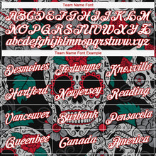 Load image into Gallery viewer, Custom Stitched Black White-Red 3D Skull Fashion Sports Pullover Sweatshirt Hoodie