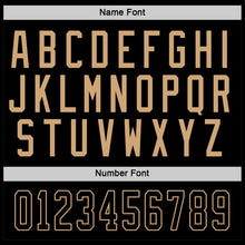 Load image into Gallery viewer, Custom Black Black-Old Gold Hockey Jersey