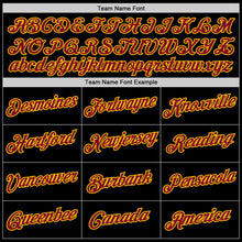 Load image into Gallery viewer, Custom Black Maroon-Gold Performance T-Shirt