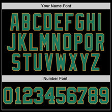 Load image into Gallery viewer, Custom Black Kelly Green-Old Gold Performance T-Shirt