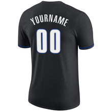 Load image into Gallery viewer, Custom Black White-Royal Performance T-Shirt