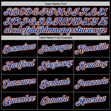 Load image into Gallery viewer, Custom Black Royal-Orange Performance T-Shirt