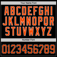 Load image into Gallery viewer, Custom Black Orange-White Performance T-Shirt