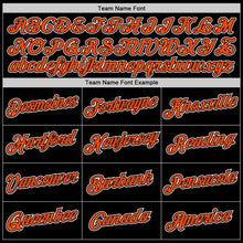 Load image into Gallery viewer, Custom Black Orange-White Performance T-Shirt