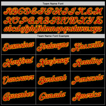 Load image into Gallery viewer, Custom Black Red-Gold Performance T-Shirt