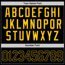 Load image into Gallery viewer, Custom Black Black-Gold Performance T-Shirt