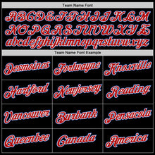 Load image into Gallery viewer, Custom Black Red-Royal Performance T-Shirt