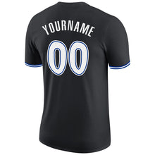 Load image into Gallery viewer, Custom Black White-Royal Performance T-Shirt
