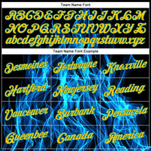 Load image into Gallery viewer, Custom Stitched Black Gold-Aqua 3D Pattern Design Flame Sports Pullover Sweatshirt Hoodie