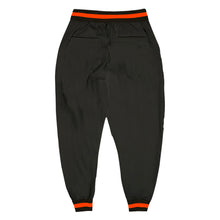 Load image into Gallery viewer, Custom Black Black-Orange Sports Pants