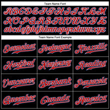 Load image into Gallery viewer, Custom Black Red-Royal Sports Pants