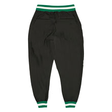 Load image into Gallery viewer, Custom Black Kelly Green-White Sports Pants