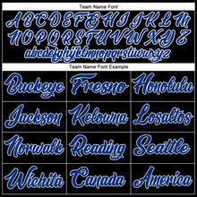 Load image into Gallery viewer, Custom Black Royal-Red Authentic Baseball Jersey