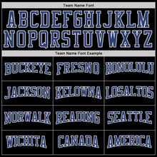Load image into Gallery viewer, Custom Stitched Black Royal-White Sports Pullover Sweatshirt Hoodie