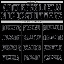 Load image into Gallery viewer, Custom Stitched Black Black-Gray Sports Pullover Sweatshirt Hoodie