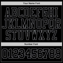 Load image into Gallery viewer, Custom Stitched Black Black-Gray Sports Pullover Sweatshirt Hoodie