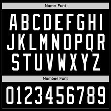 Load image into Gallery viewer, Custom Black White Hockey Jersey