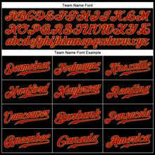 Load image into Gallery viewer, Custom Black Red-Old Gold Authentic Baseball Jersey