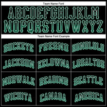 Load image into Gallery viewer, Custom Black Kelly Green-White Authentic Drift Fashion Baseball Jersey