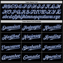 Load image into Gallery viewer, Custom Black Gray-Royal Authentic Baseball Jersey
