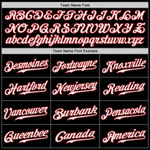 Load image into Gallery viewer, Custom Black White-Red Authentic Baseball Jersey