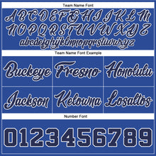 Load image into Gallery viewer, Custom Blue Navy-White Authentic Throwback Basketball Shorts