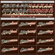 Load image into Gallery viewer, Custom Stitched Brown Vintage USA Flag-Cream Sports Pullover Sweatshirt Hoodie