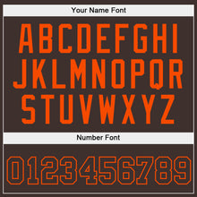 Load image into Gallery viewer, Custom Stitched Brown Brown-Orange Sports Pullover Sweatshirt Hoodie