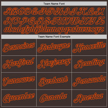 Load image into Gallery viewer, Custom Stitched Brown Brown-Orange Sports Pullover Sweatshirt Hoodie
