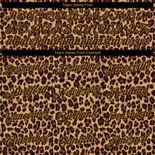 Load image into Gallery viewer, Custom Brown Brown-Old Gold 3D Pattern Design Leopard Performance T-Shirt