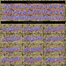 Load image into Gallery viewer, Custom Camo Royal-Red Authentic Salute To Service Baseball Jersey
