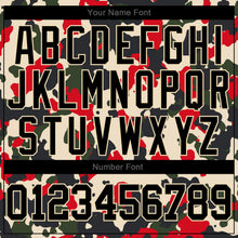 Load image into Gallery viewer, Custom Stitched Camo Black-Cream Sports Pullover Sweatshirt Salute To Service Hoodie