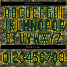 Load image into Gallery viewer, Custom Stitched Camo Green-Gold Sports Pullover Sweatshirt Salute To Service Hoodie