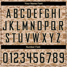 Load image into Gallery viewer, Custom Stitched Camo Black-Cream Sports Pullover Sweatshirt Salute To Service Hoodie