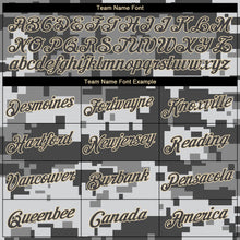 Load image into Gallery viewer, Custom Stitched Camo Steel Gray-Cream Sports Pullover Sweatshirt Salute To Service Hoodie