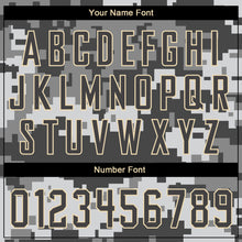 Load image into Gallery viewer, Custom Stitched Camo Steel Gray-Cream Sports Pullover Sweatshirt Salute To Service Hoodie