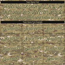 Load image into Gallery viewer, Custom Stitched Camo Olive-Cream Sports Pullover Sweatshirt Salute To Service Hoodie