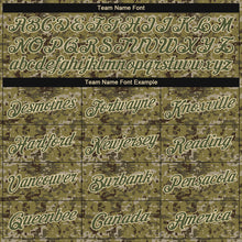 Load image into Gallery viewer, Custom Camo Olive-Cream Performance Salute To Service T-Shirt