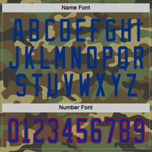 Load image into Gallery viewer, Custom Camo Royal-Red Salute To Service Hockey Jersey