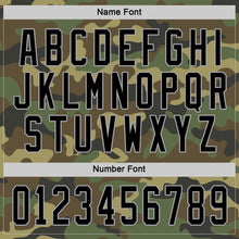 Load image into Gallery viewer, Custom Camo Black-Gray Salute To Service Hockey Jersey