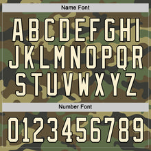 Load image into Gallery viewer, Custom Camo Cream-Black Salute To Service Hockey Jersey