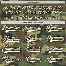 Load image into Gallery viewer, Custom Camo Cream-Black Salute To Service Hockey Jersey