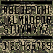 Load image into Gallery viewer, Custom Camo Black-Cream Authentic Salute To Service Baseball Jersey