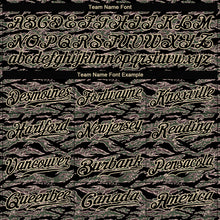 Load image into Gallery viewer, Custom Camo Black-Cream Authentic Salute To Service Baseball Jersey