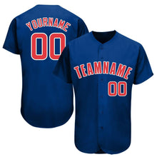 Load image into Gallery viewer, Custom Royal Red-White Baseball Jersey