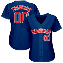Load image into Gallery viewer, Custom Royal Red-White Baseball Jersey