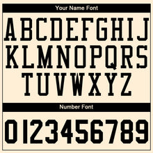 Load image into Gallery viewer, Custom Cream Black Round Neck Suit Basketball Jersey - Fcustom